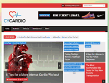 Tablet Screenshot of cycardio.org